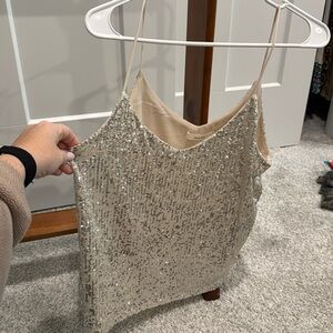 Sequins tank